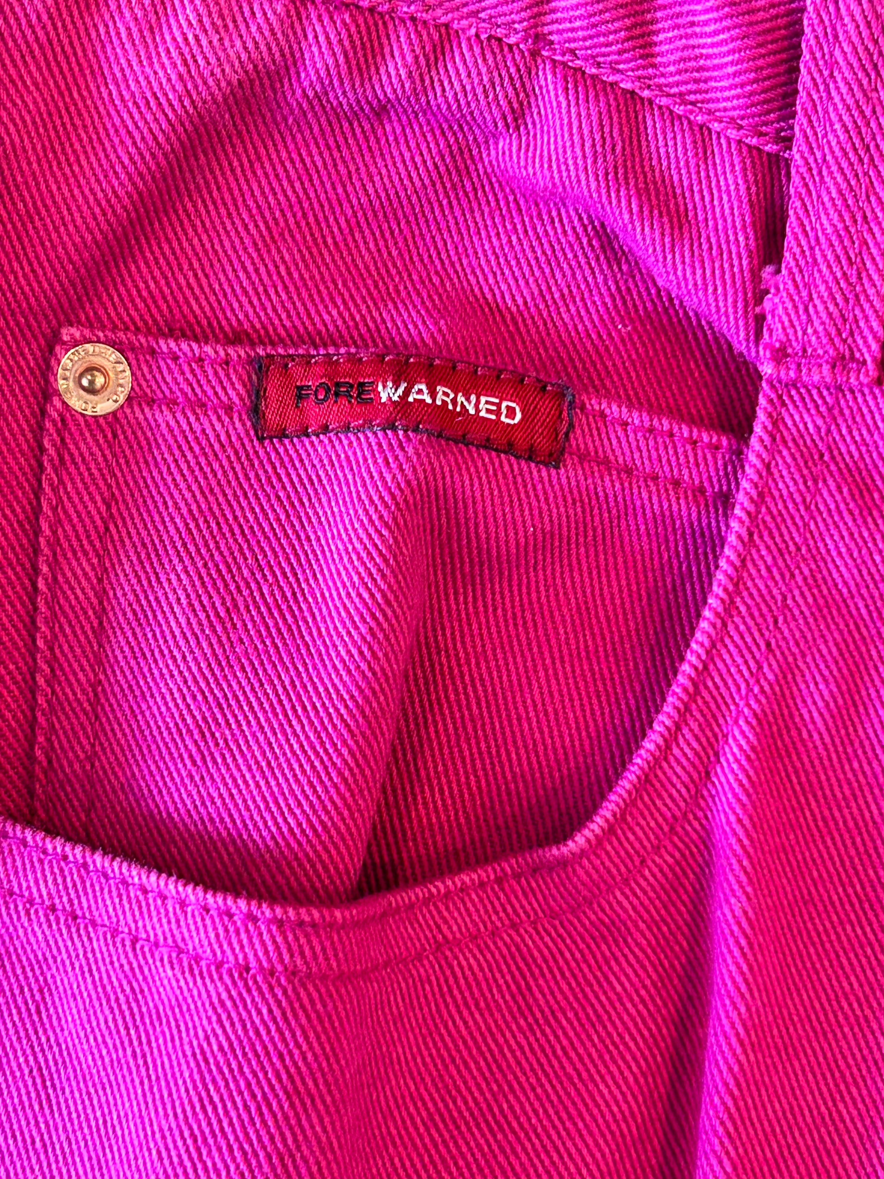 XL Fore Warned Magneta Jeans