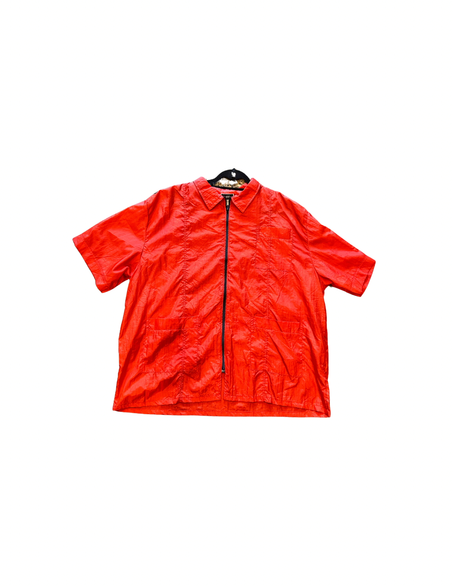 4X Nylon Short Sleeve Zip Up