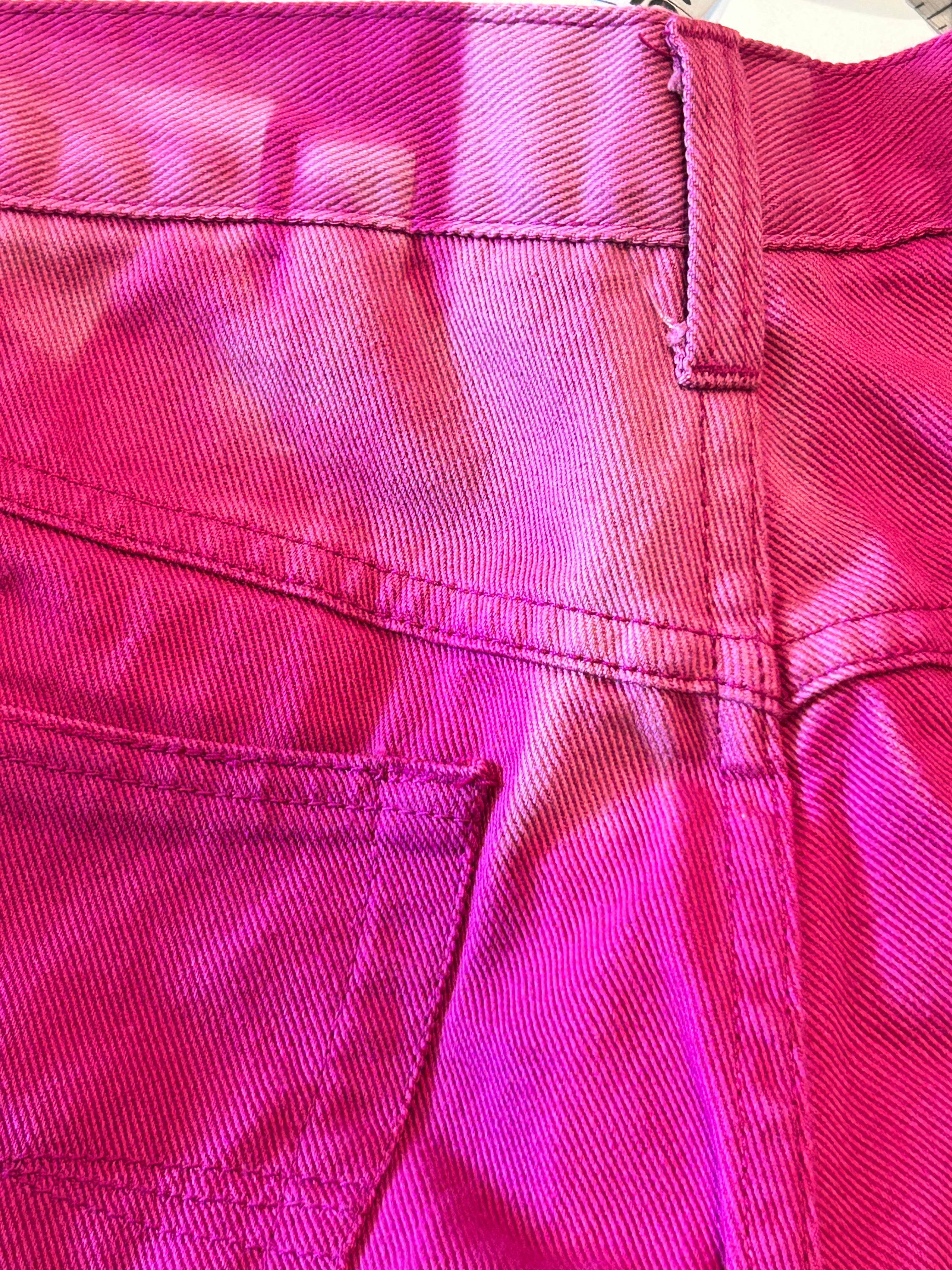 XL Fore Warned Magneta Jeans