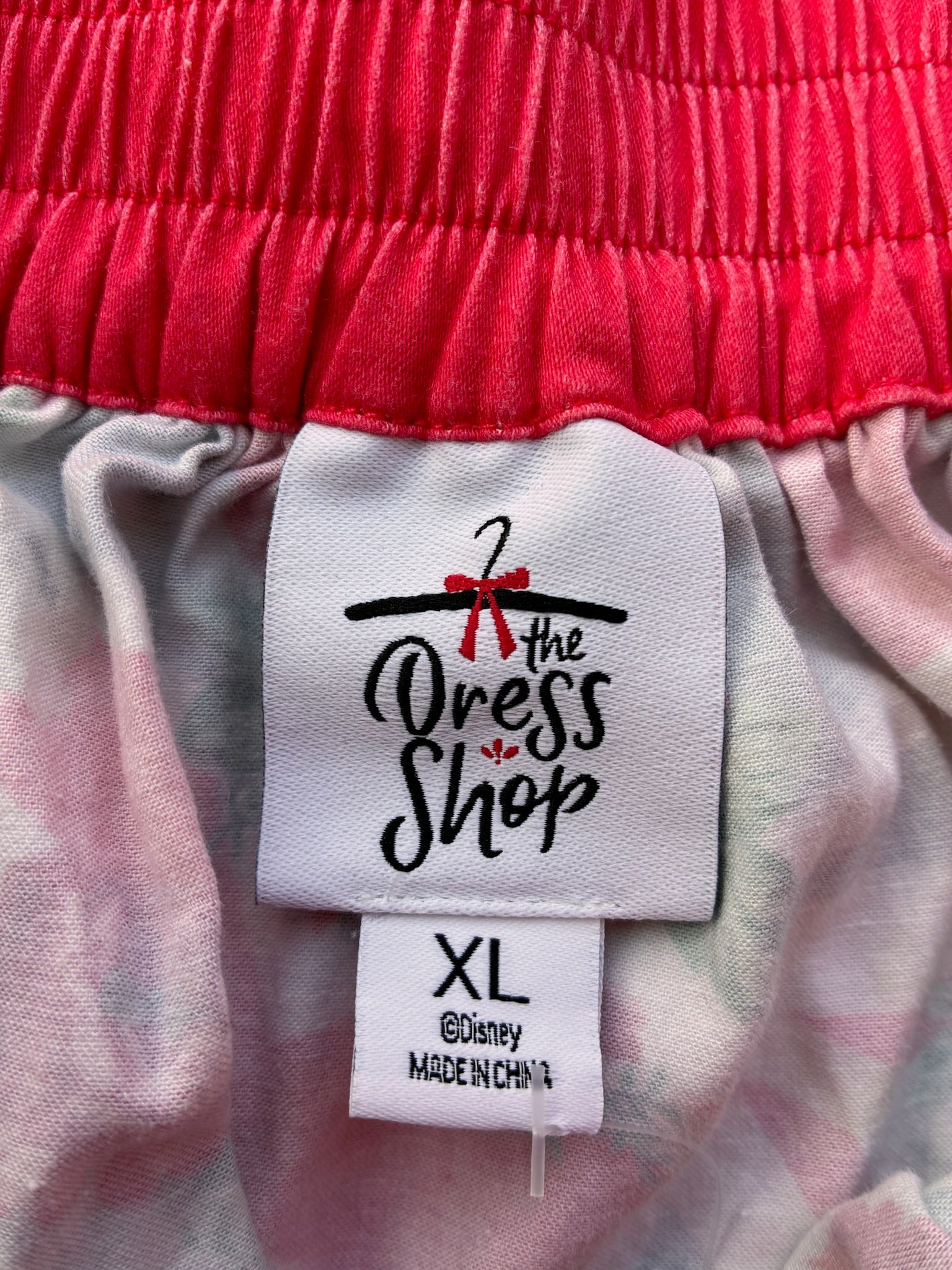 Coral Floral Union Jack A-line Disney "The Dress Shop" A Line skirt
