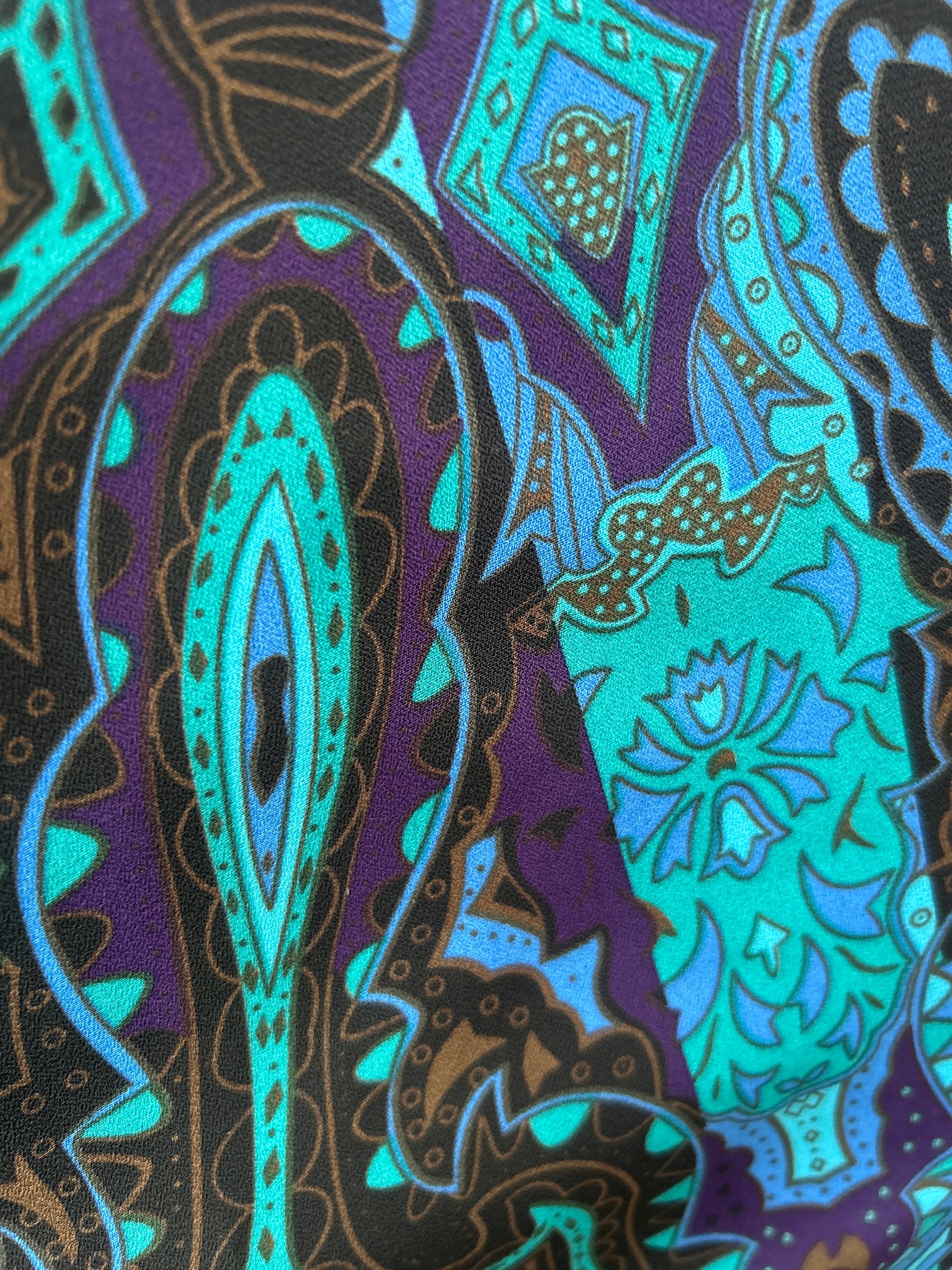 2X/3X Paisley Skirt