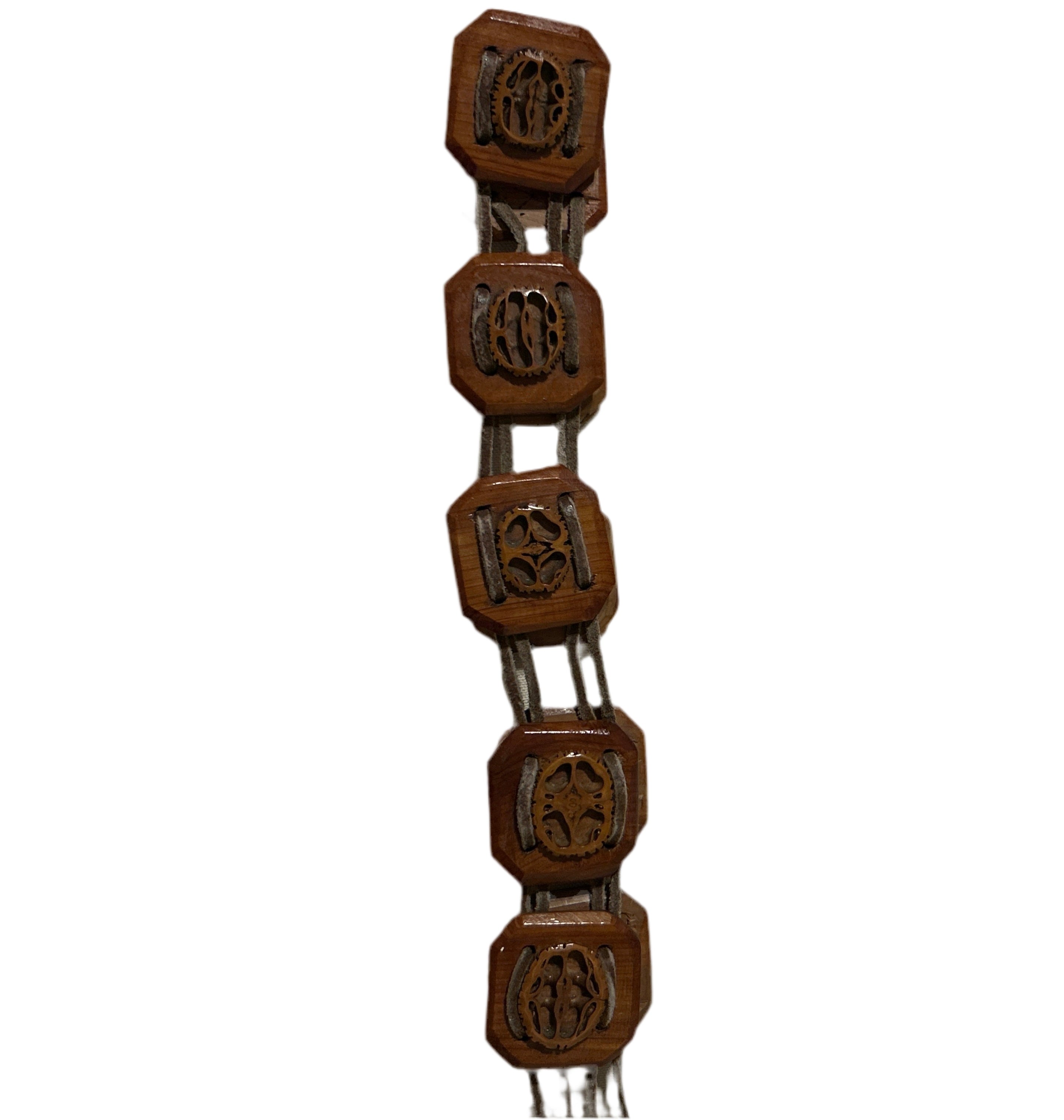 2X Handmade Wooden Belt