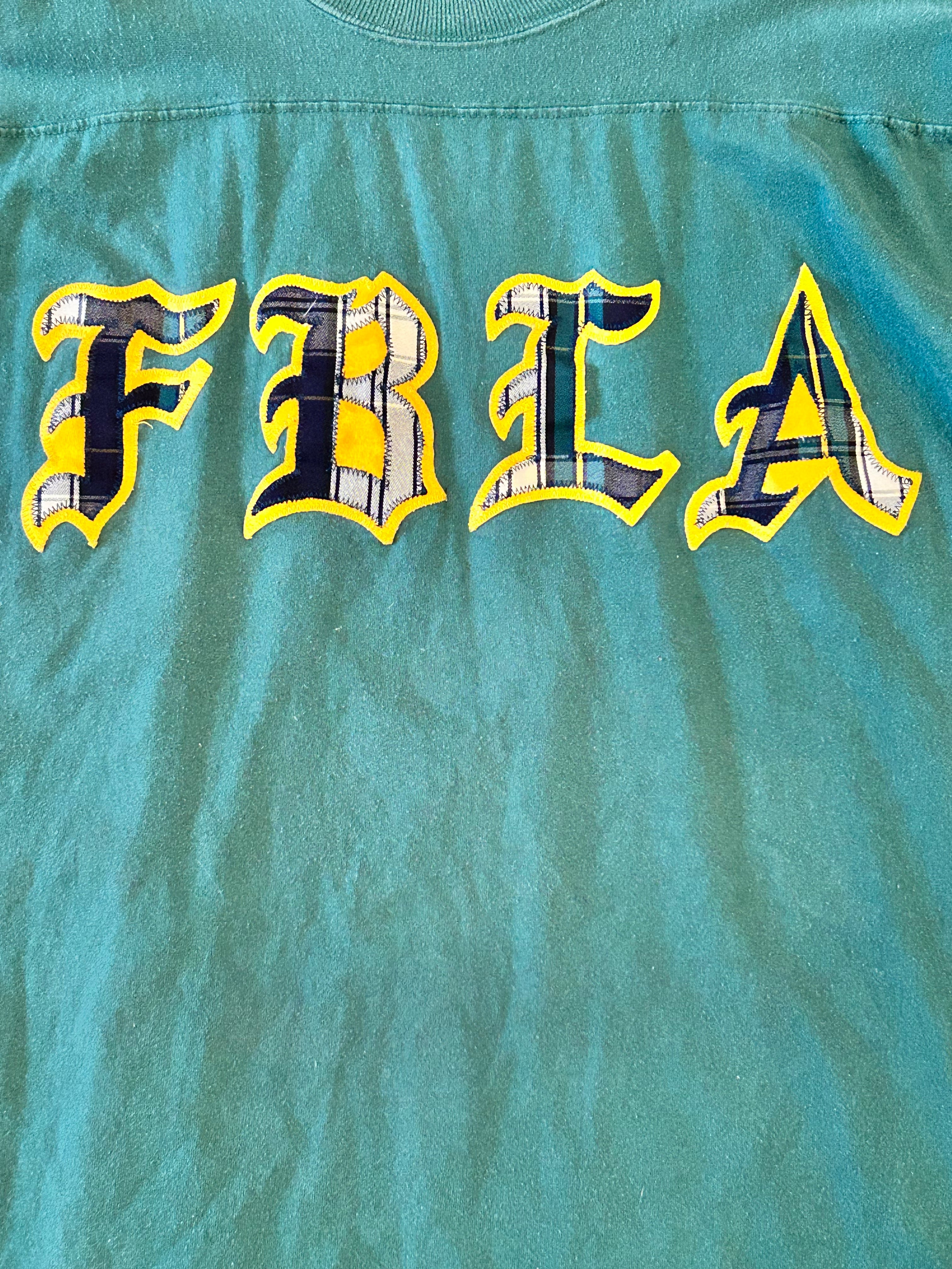 2X FBLA Green Plaid Embroidered T-Shirt
