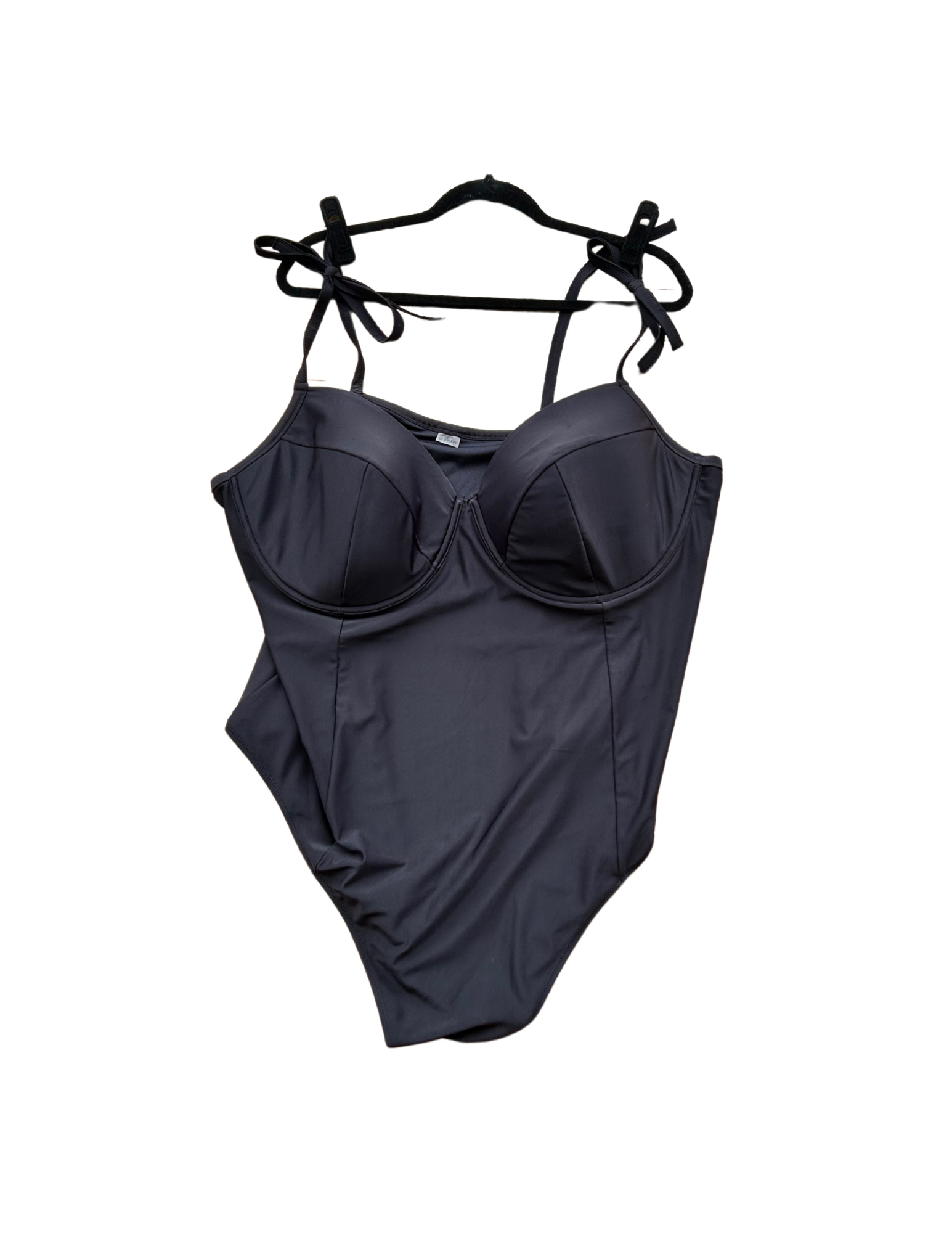 4X Black One Piece Swimsuit