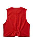 Red Vest With Anchor Buttons