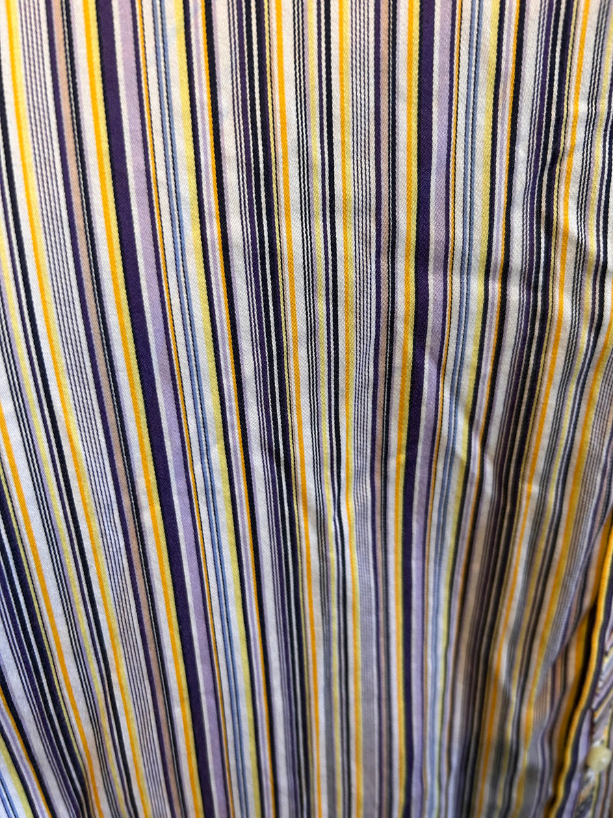 Thomas Dean Striped Button Up