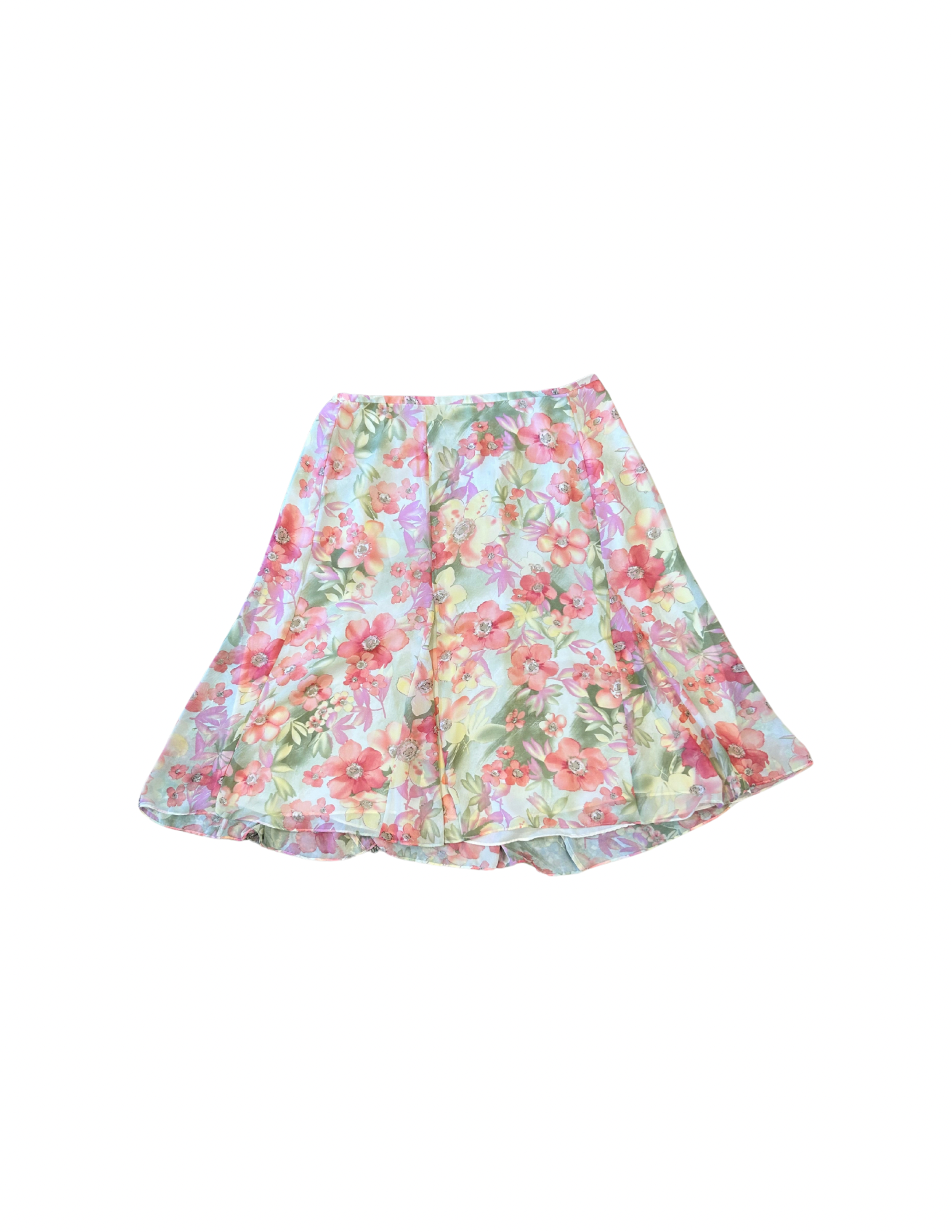 3X Jaclyn Smith Floral Skirt