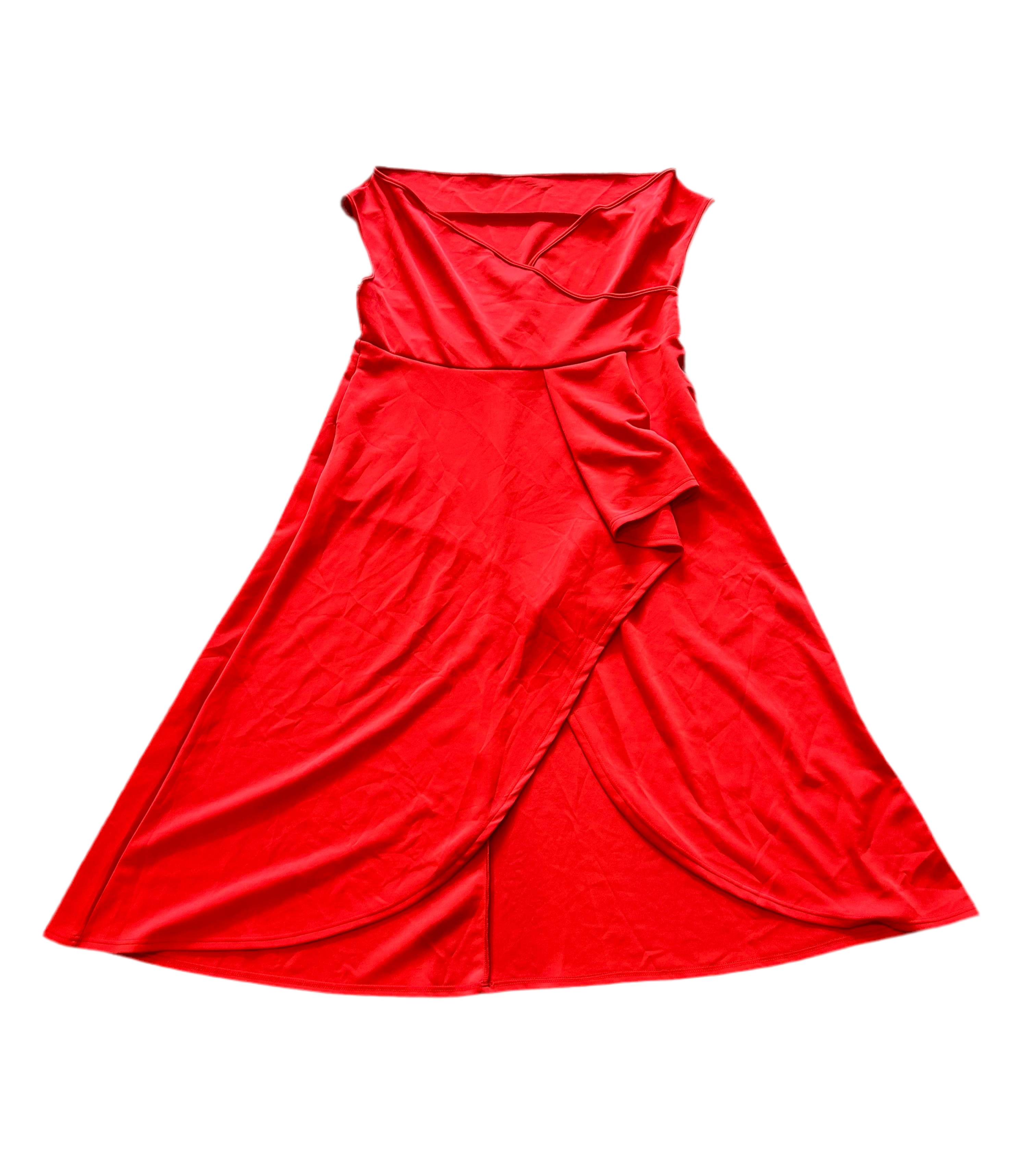 Red Tulip Hem Dress