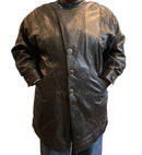 Animal Print Leather Coat