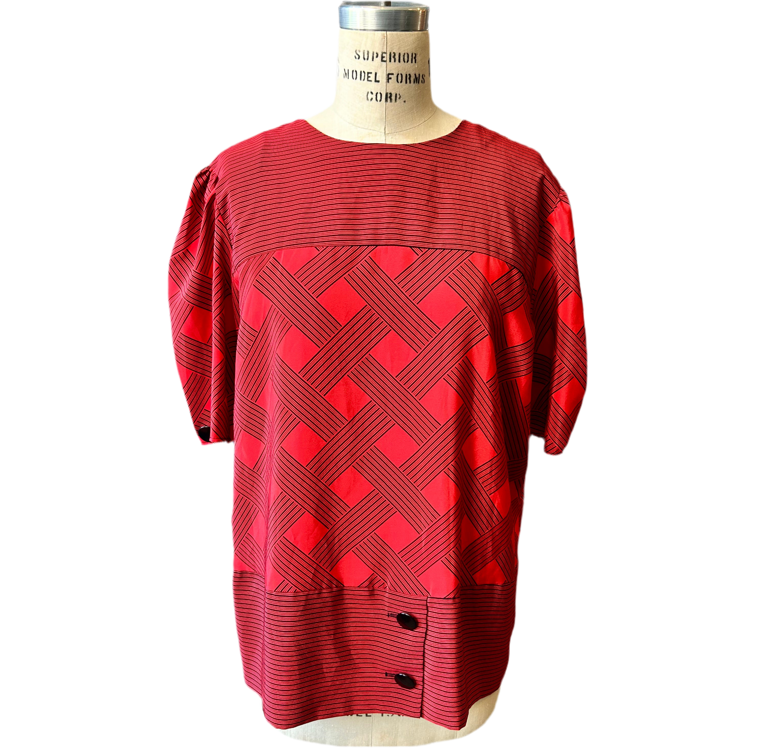 2X Red Perceptions Top