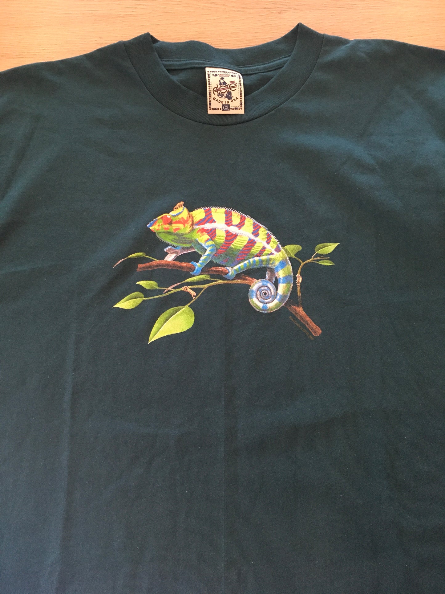 2X Forest Green Chameleon T-shirt