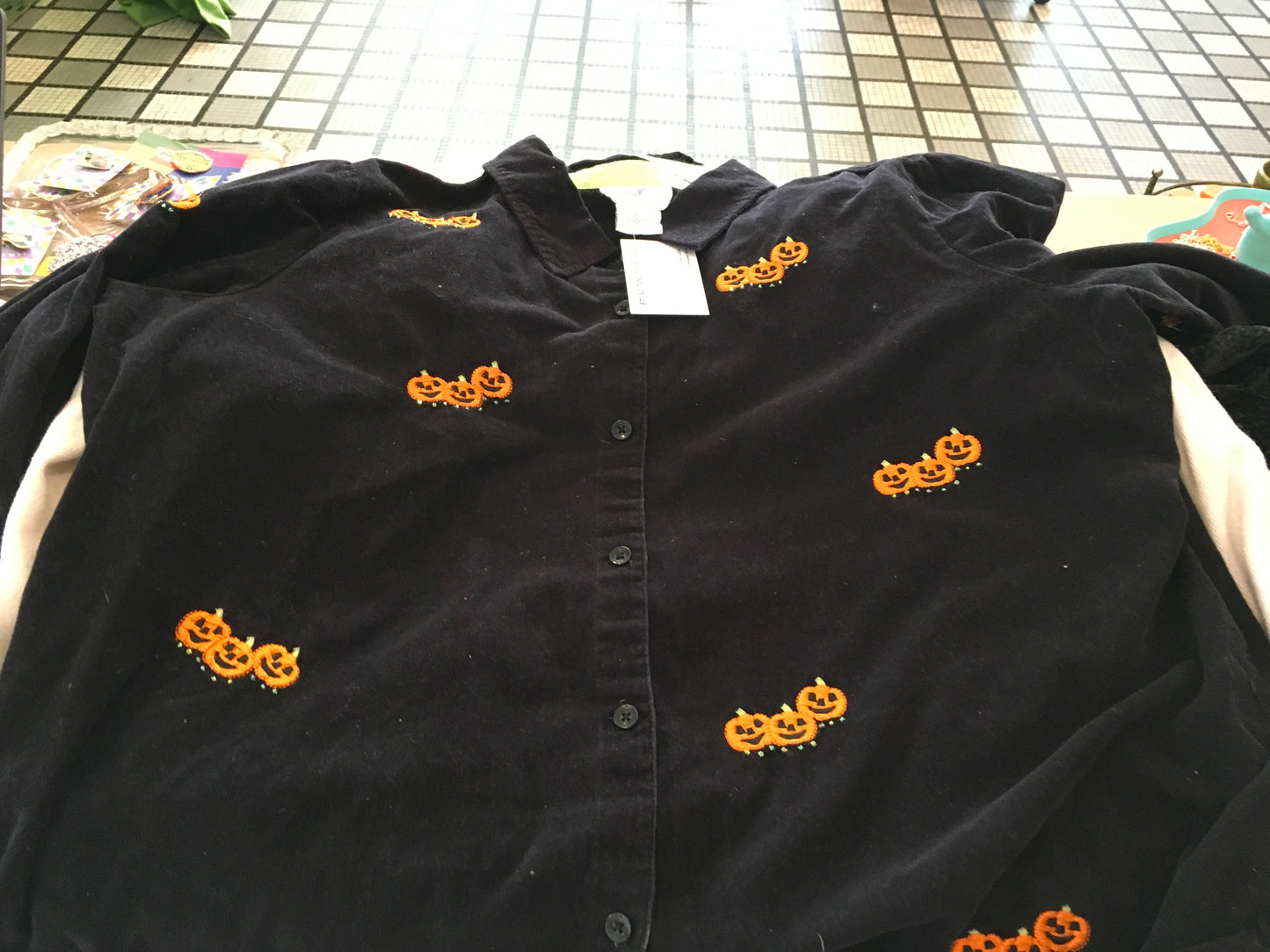 Quacker Factory Pumpkin Button Up