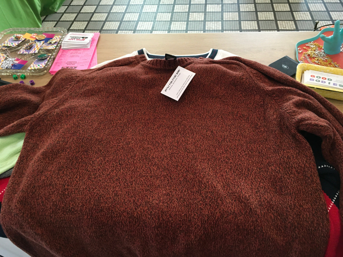 Croft & Barrow Rust Sweater