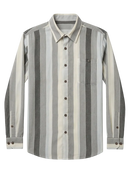 Gray Striped Blouse