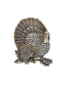 Silver Turkey Brooch & Pendant