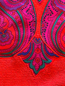 Red Paisley Sweater