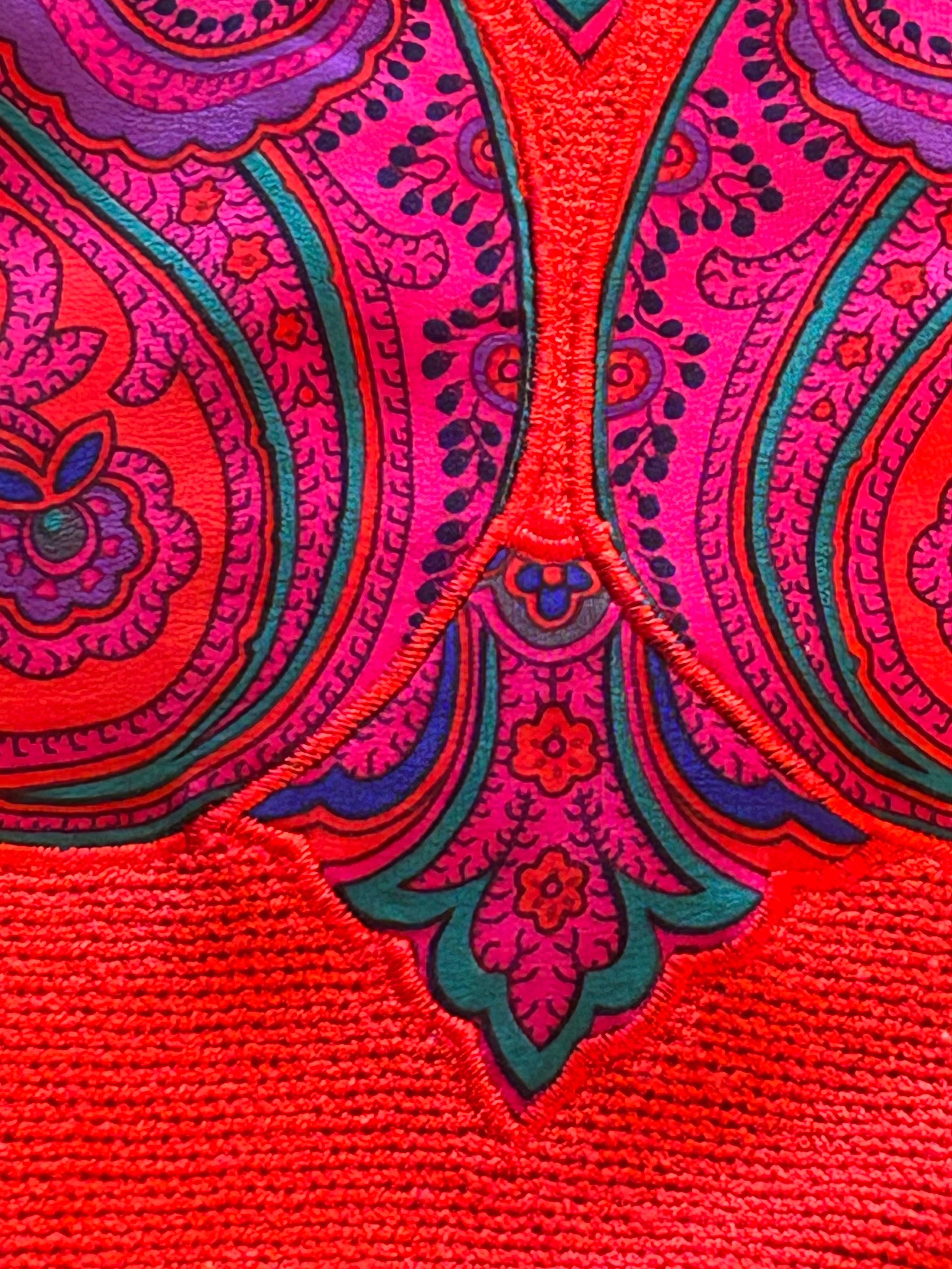 Red Paisley Sweater