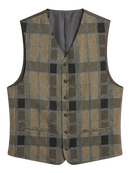 Big Plaid Suit Vest