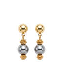 Mixed Metal Dangle Earrings