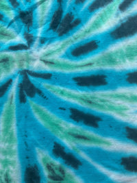 Blue, Green, Black Tie Dye Tee