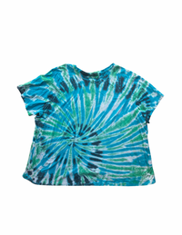 Blue, Green, Black Tie Dye Tee
