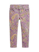 Ralph Lauren Kids Purple Paisley Pants