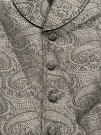 L Scully Grey Paisley Vest