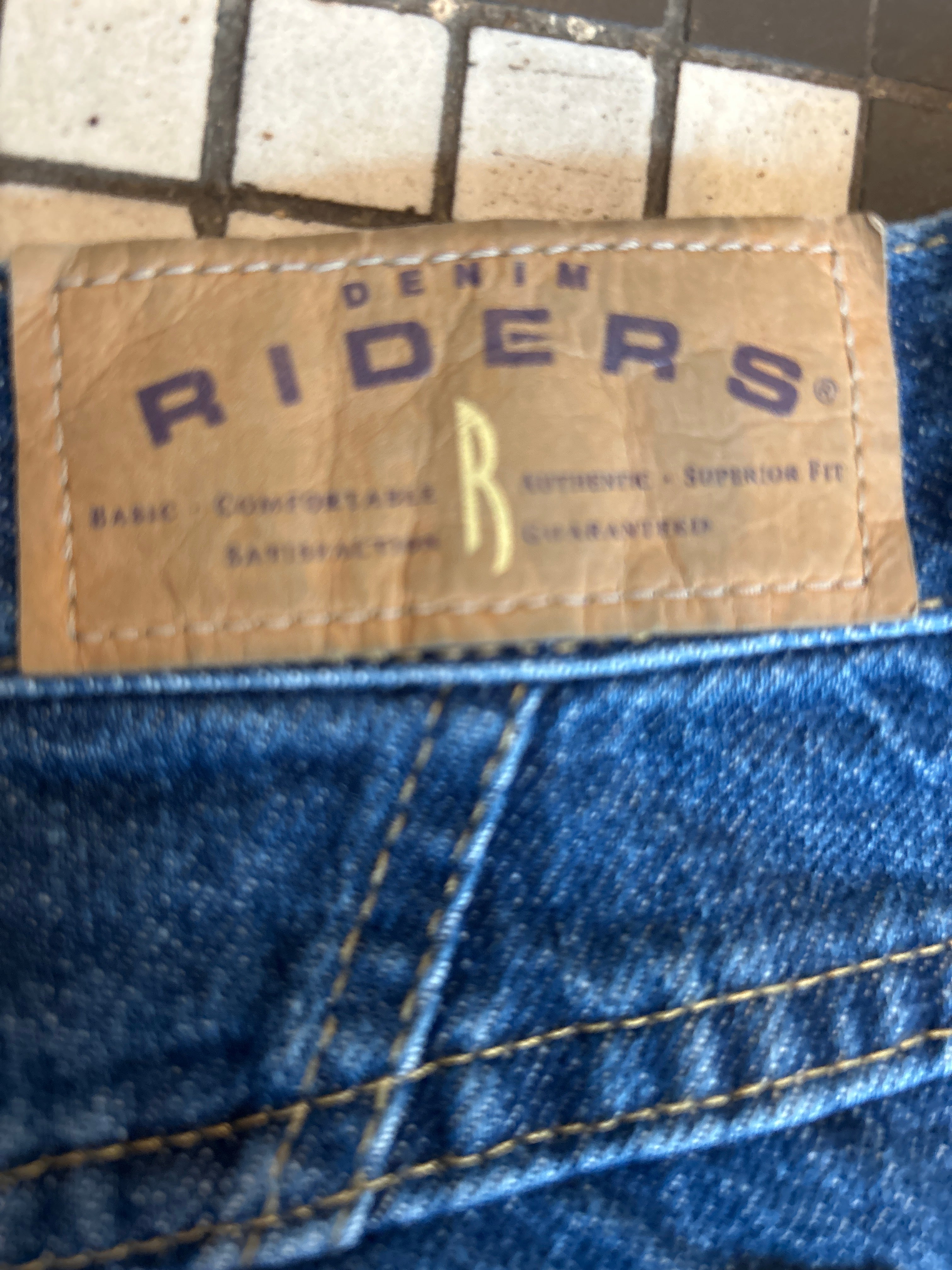 2X High Waist Medium Wash Riders Denim