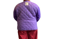 Purple Crop Liner Jacket