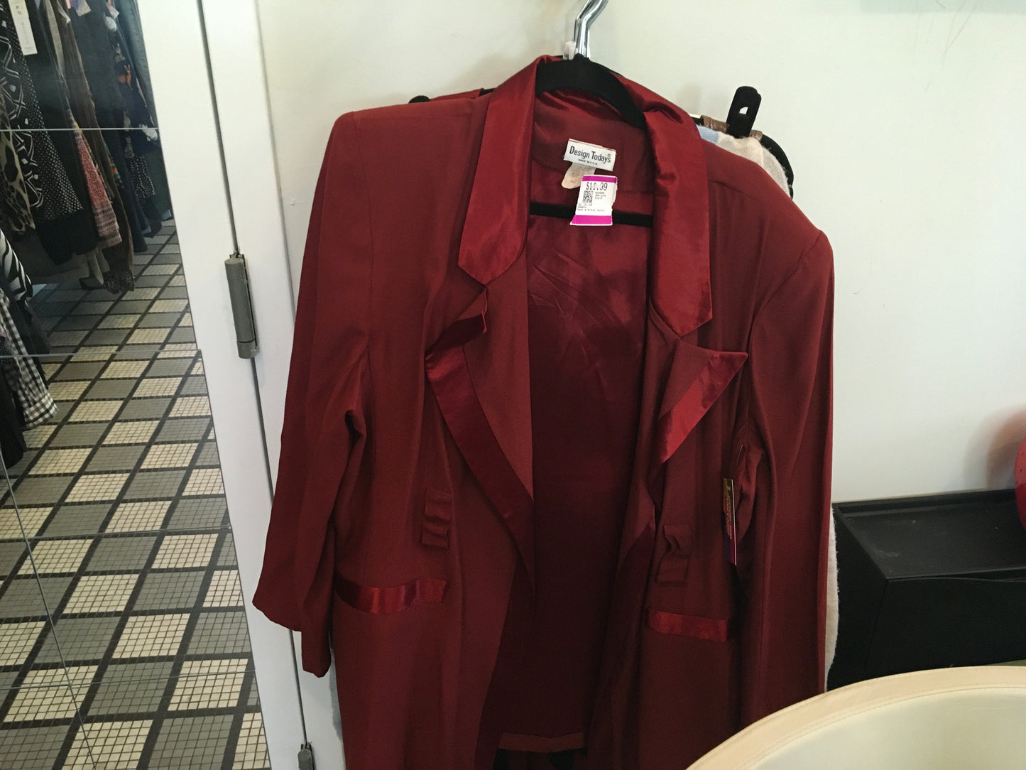 Design Todays Red Blazer