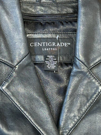 L Leather Centigrade Trench