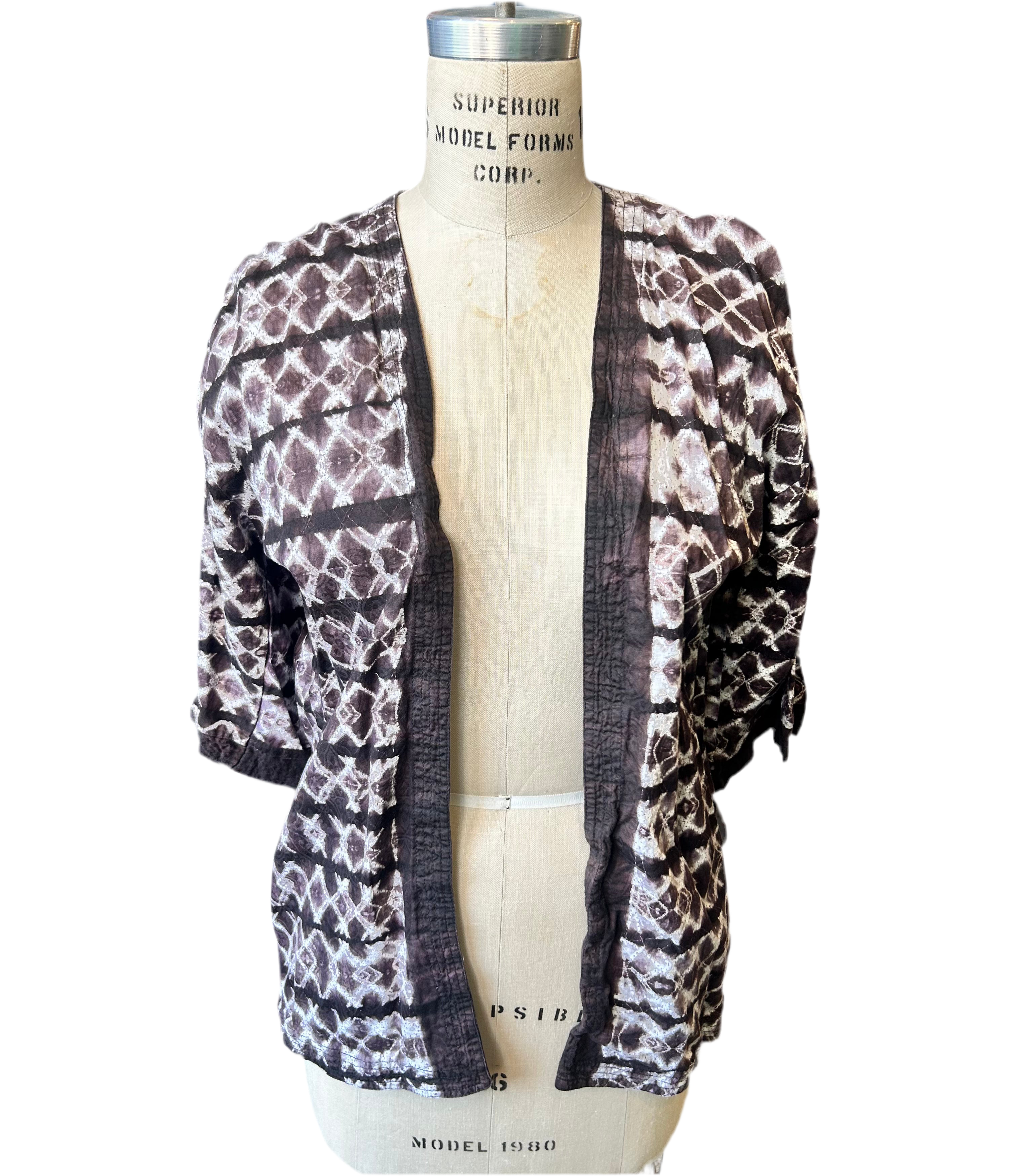 2X Brown Tie Dye Robe