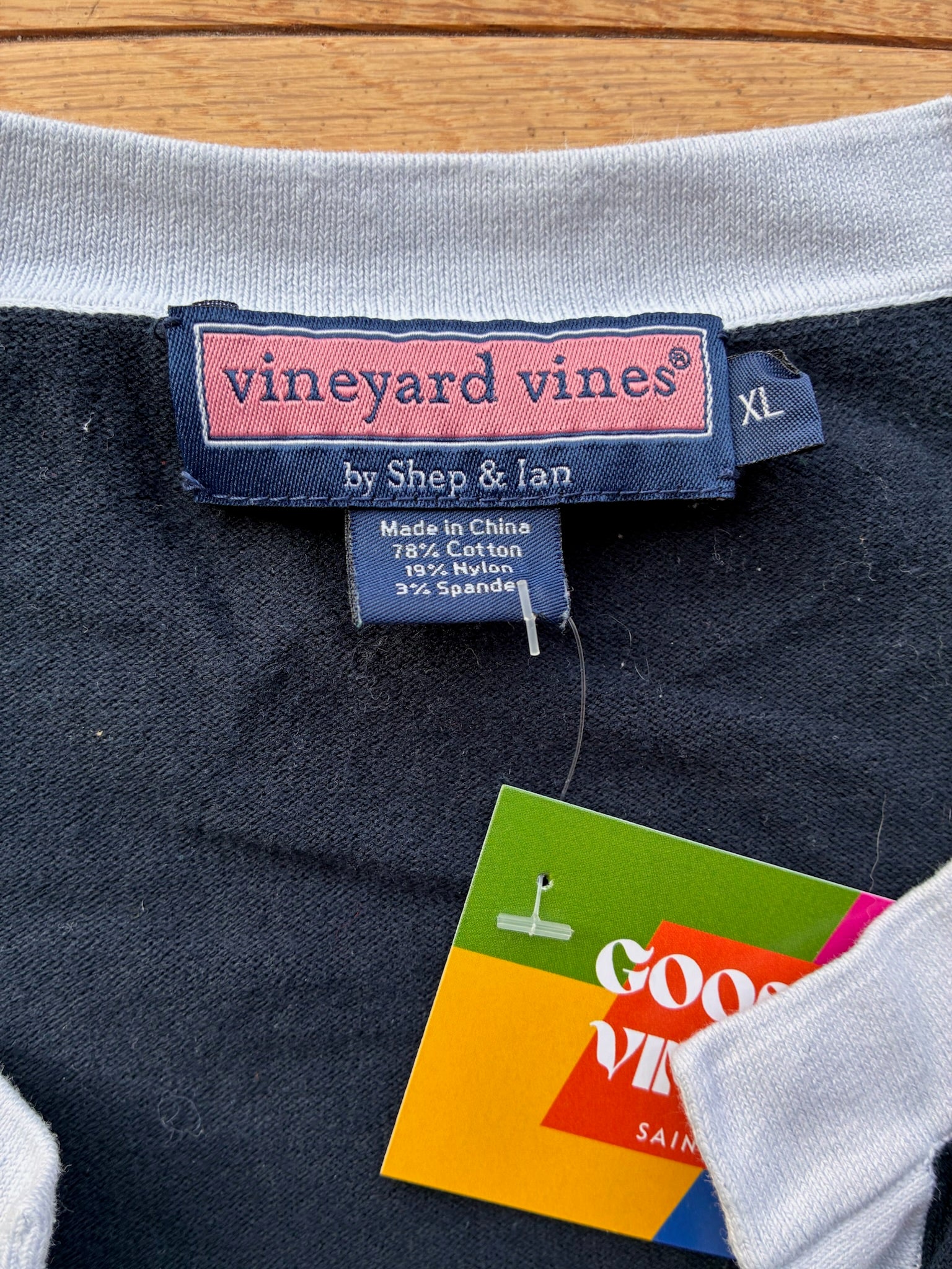Vineyard Vines Navy & White Cardigan