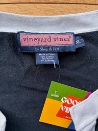 Vineyard Vines Navy & White Cardigan