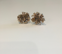 Gold Tiger Eye Cuff Links