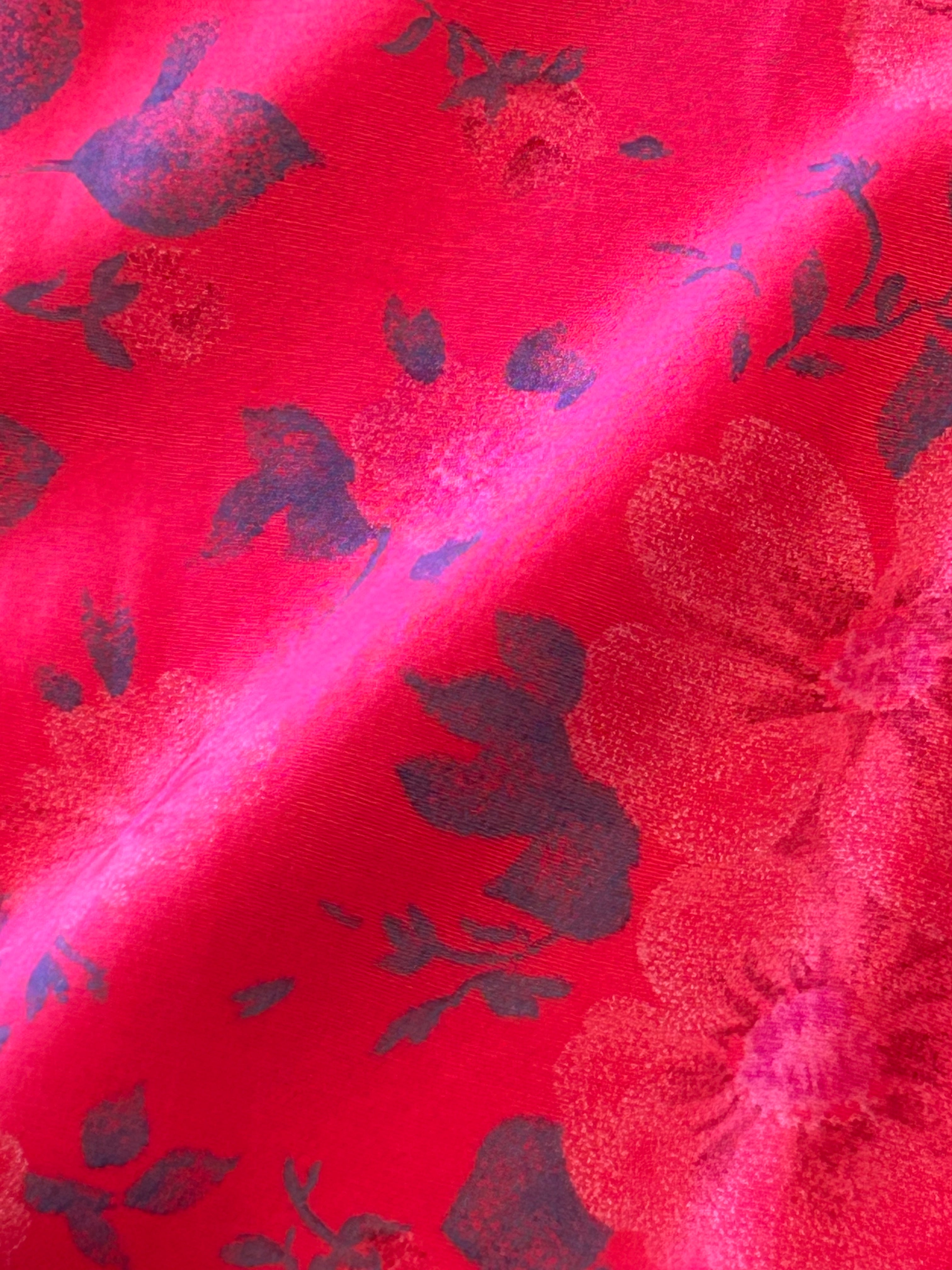 Pink Floral Skirt