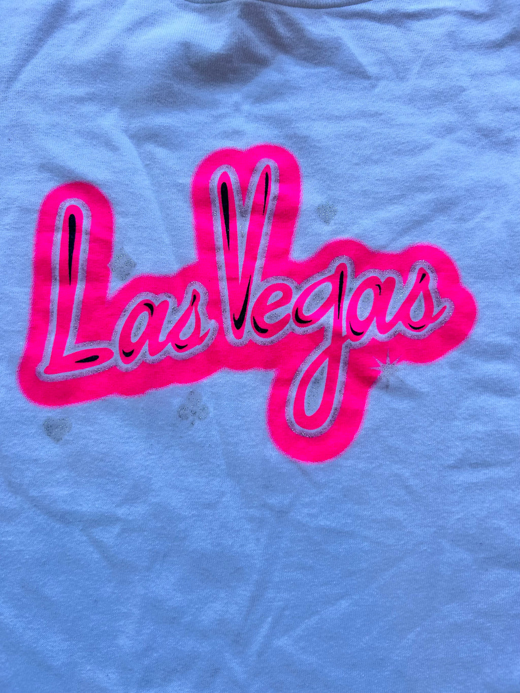 XL White Las Vegas T-shirt