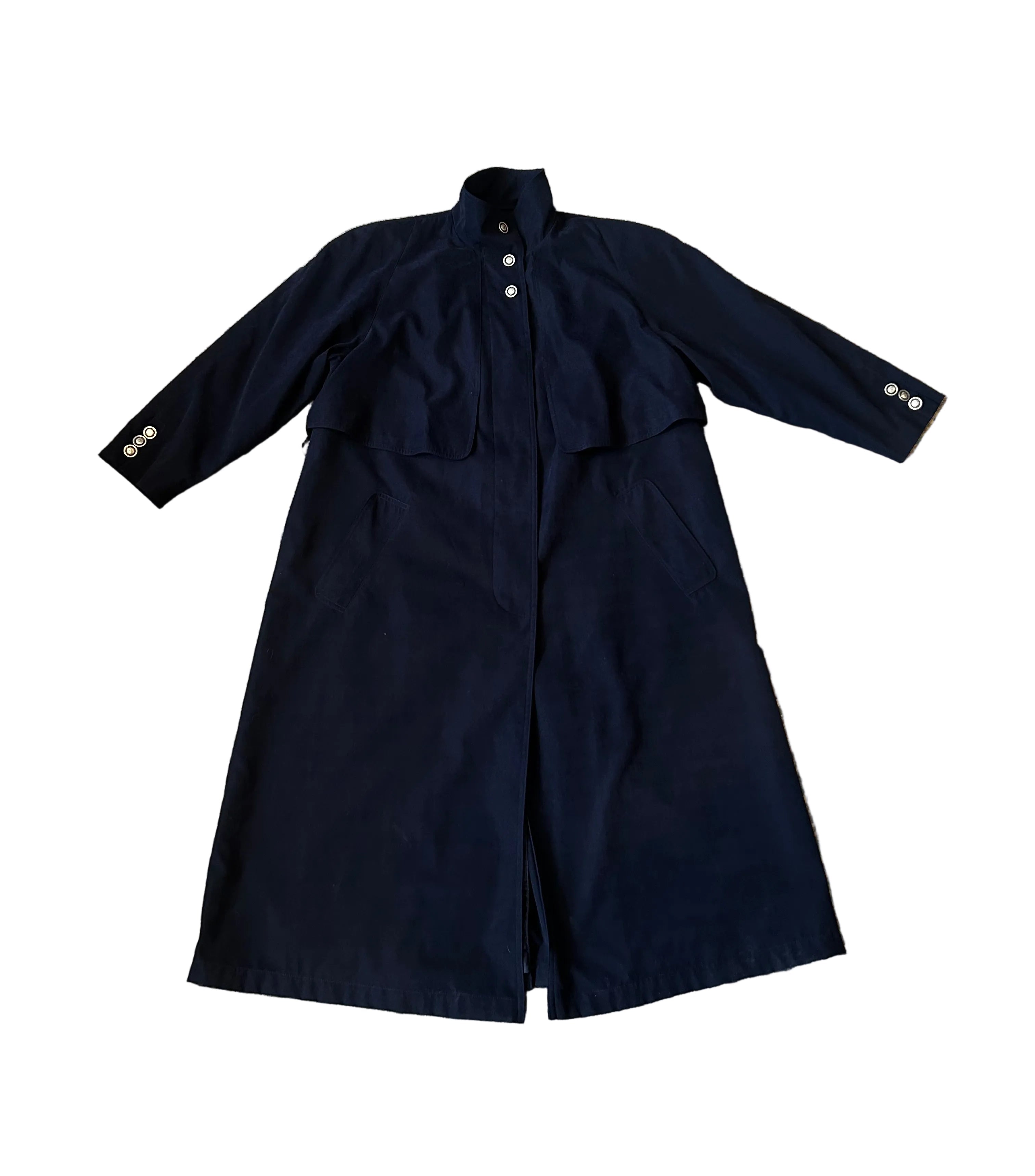Jacqueline Ferrar Navy Trench