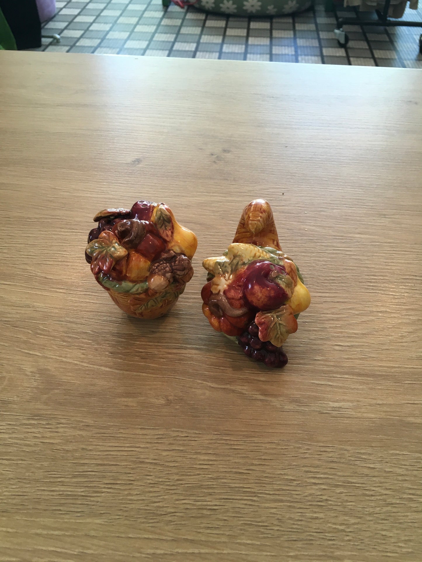 Fall Cornucopia Salt and Pepper Shaker