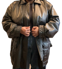Burk’s Bay Leather Coat