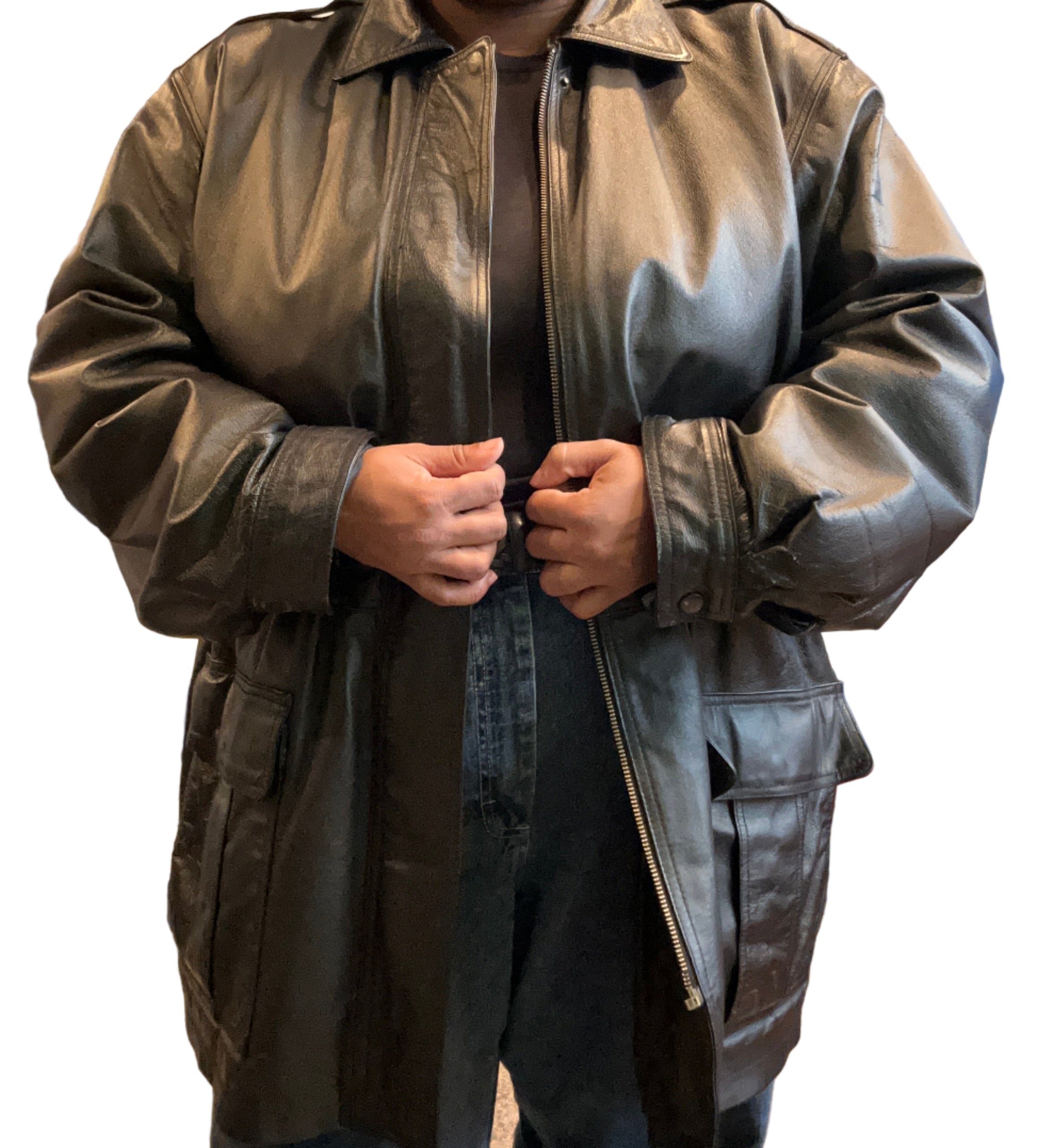 Burk’s Bay Leather Coat