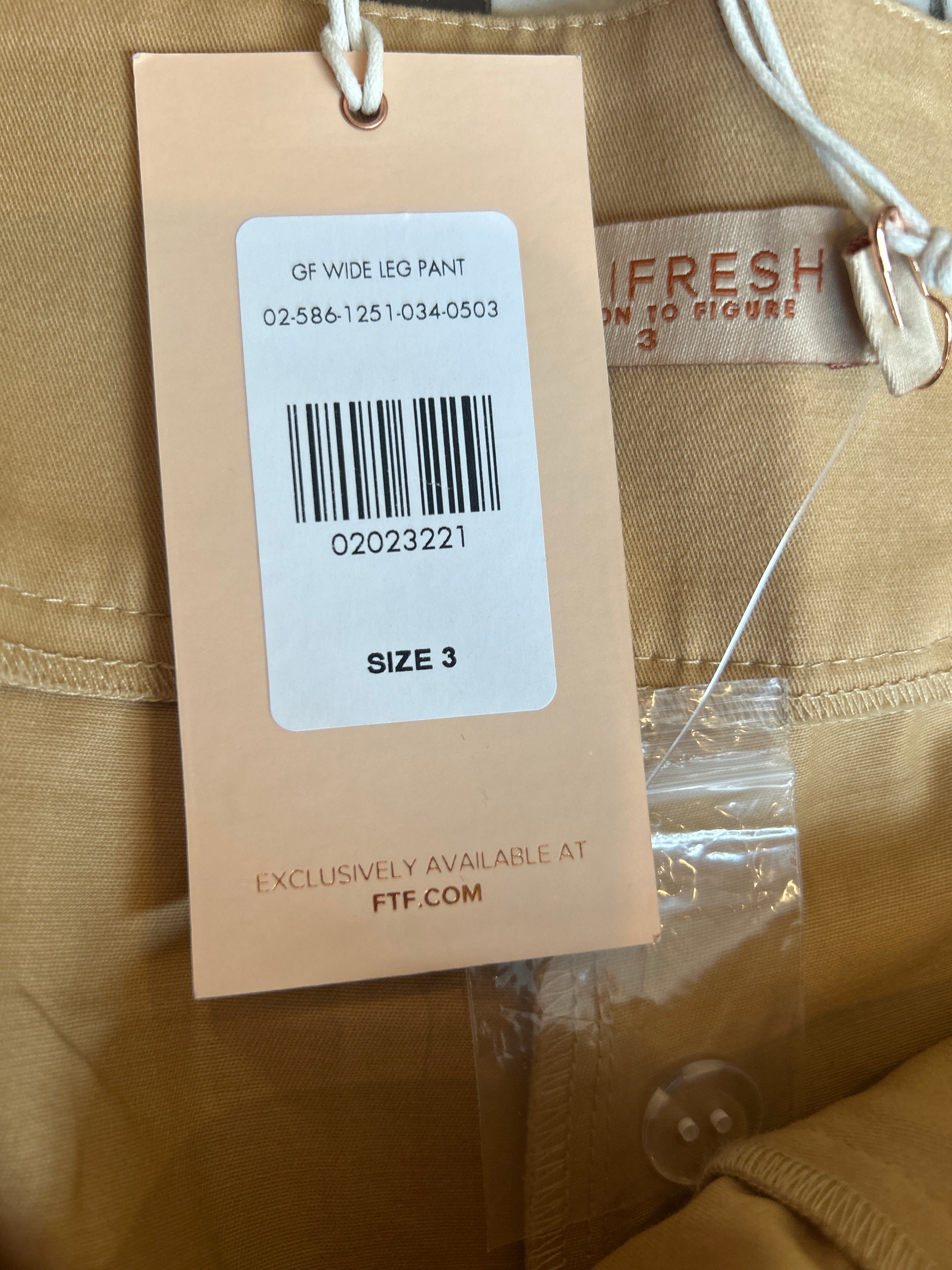 3X NWT Gabi Fresh Fashion to Figure Tan Pants