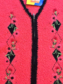 L Napa Valley Floral Embroidered Vest