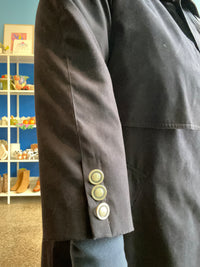 Jacqueline Ferrar Navy Trench