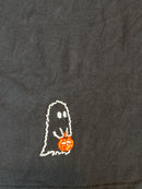 4X Hand Embroidered Ghost w/ Pumpkin