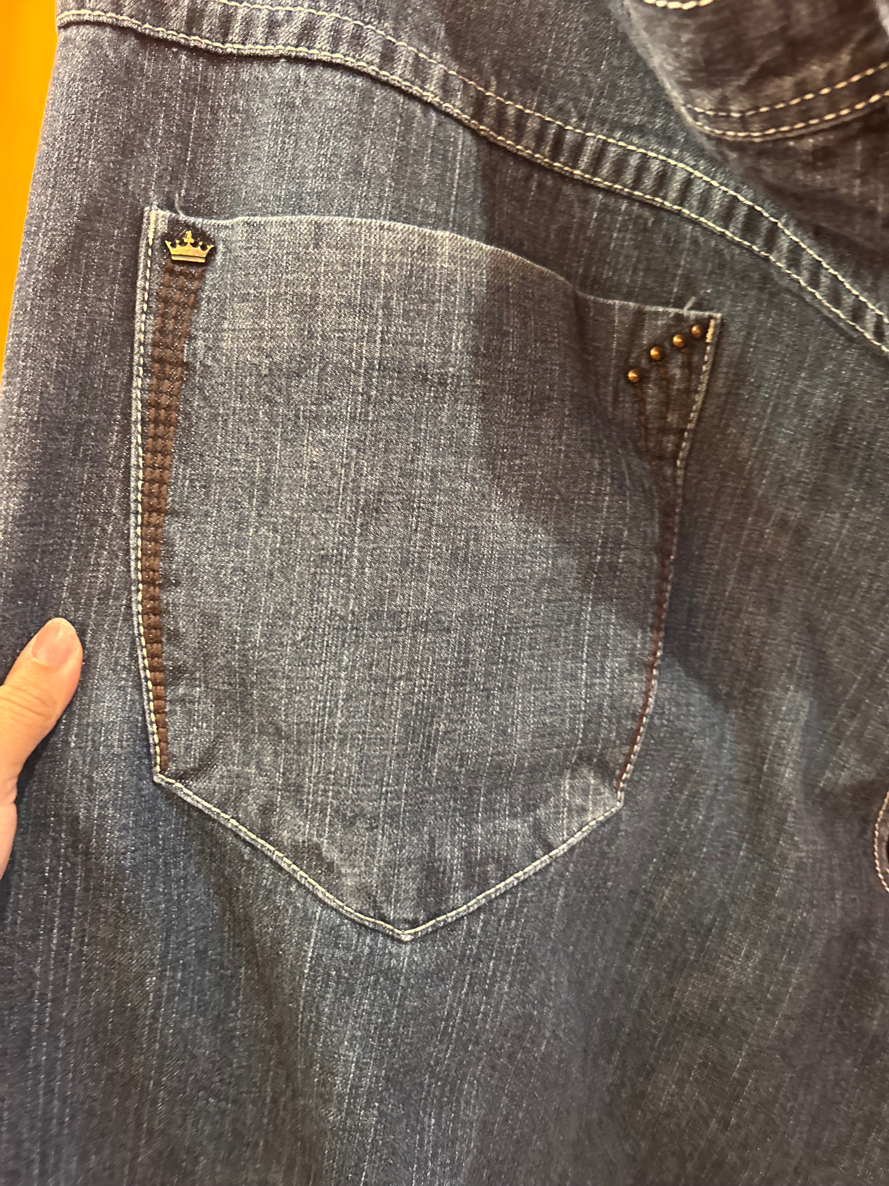 Pelle Pelle Embroidered Jeans