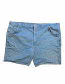 4X Flower Denim Shorts