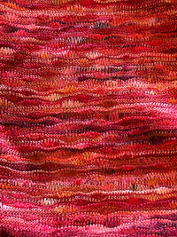 Woven Red Abstract Tank