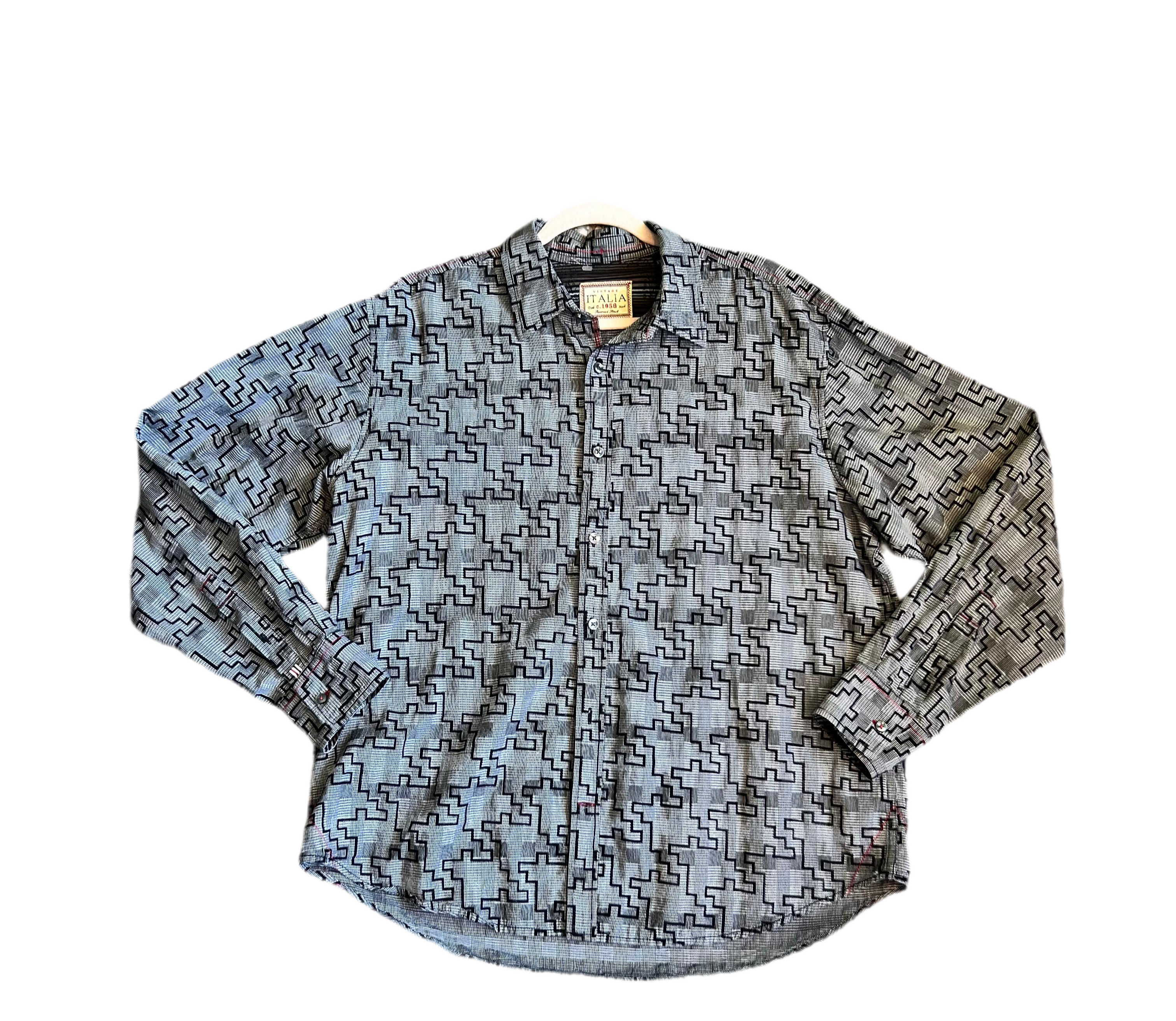 2X Vintage Italia Button Up