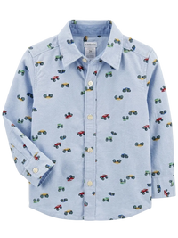 Carter’s Monster Truck Button Up